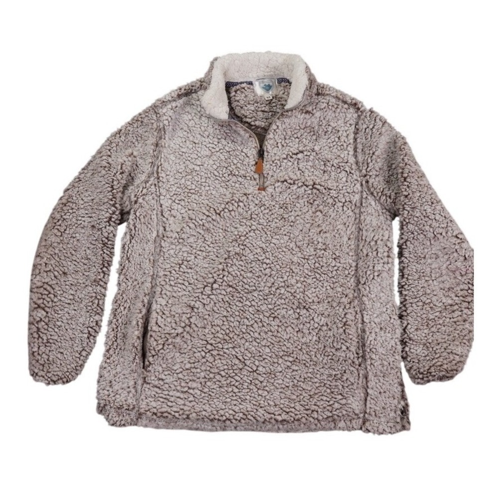 Nordic Fleece Sweater Womens Medium Sherpa ‎ 1/4 Zip Deep Pile Soft Cabin Core